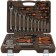 Tool set Ombra OMT55S, 1/4 ", 1/2", heads 4-32 mm, 55 items