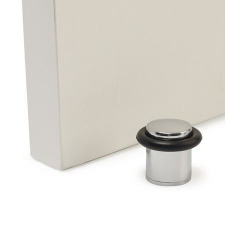 Door stop U302CP, D = 27 mm, h = 40 mm, chromium color-5