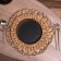 Wicker rug round 38 cm