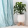 Set of curtains "Dixie", size 2x145x270 cm, blue color