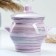 Ceramic pot for baking No. 6, 0.65l / 12x12cm, lavender