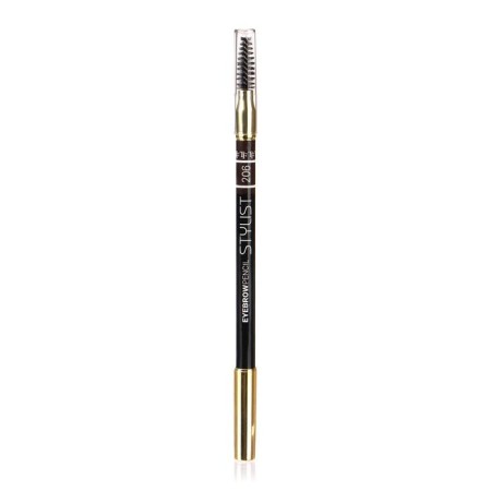 Eyebrow pencil TF Eyebrow Pencil Stylist with a brush, tone No. 206 Soft black