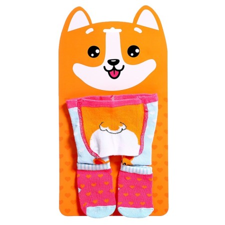 Corgi Pups Clothes, Tights with socks-7