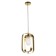 Lamp Bayerlux "Retor" E27 40W gold 24.5x24.5x37.5-137 cm
