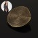 Decorative button on the leg, d = 34 mm, bronze color