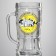 Beer mug "Strong man, with a bright future", 500 ml