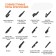 AIRLINE AWB-BK-550, 22 "/ 550 mm, ugly wiper brush.