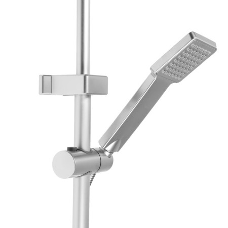 The shower system Zein Z3868, mixer, tropical and hand watering can, aluminum, matte-9
