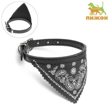 Collar with a scarf 32 x 1 cm, Osh 22-28, black