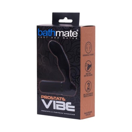Prostate stimulator Bathmate Vibe, ABS plastic, black color, 10.5 cm-4