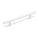 Cappio Frida-stroke-stainless steel handle, D = 12 mm, m/o 128 mm, white color, 4 pcs.