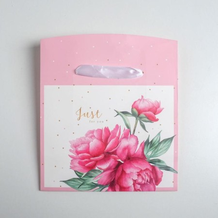 Package - gift, gift packaging, "Just for You", 23 x 18 x 11 cm-5