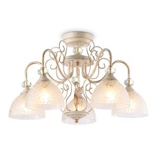 Люстра потолочная Ambrella light, Traditional, TR3057, 5хE27, цвет бежевый, золото