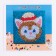 Application with pompom "cat" size - 20 × 20 cm, glue 30 ml