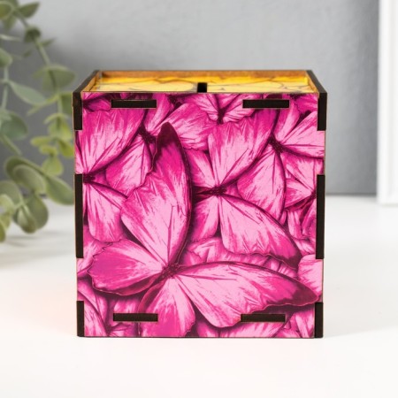 Piggy bank Cube "Happiness" 10x10x10 cm-2