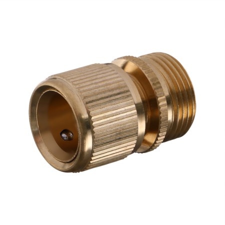 Connector, 3/4 "(19 mm), fast -fast connection, outer thread, brass, Greengo-1