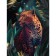 Picture on numbers with a subframe and garland "Leopard", 30 x 40 cm