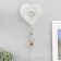 Chickenpile bell Metal 3D "openwork heart" with bead 13.5x13.5x31 cm