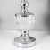 Vasilisa table lamp E27 40W chrome 25x25x47 cm Risalux