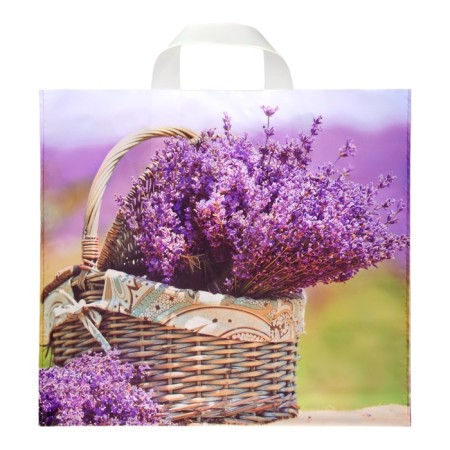 Package "Basket of Tyvice", polyethylene with a loop pen, 38 x 34 cm, 70 μm