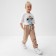 Children's pants Minaku, beige color, height 140 cm