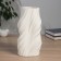VAZA Ceramics Table "Oscar" d-9 cm, 25x11 cm, white