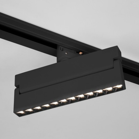 Trick lamp three -phase Elektrostandard, Garda, 230x32x143 mm, 20W, LED, 1450LM, 4200K, black color black