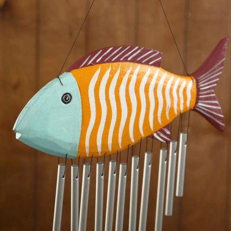 Wind music "Fish" aluminum 30x2x50 cm-1