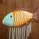 Wind music "Fish" aluminum 30x2x50 cm