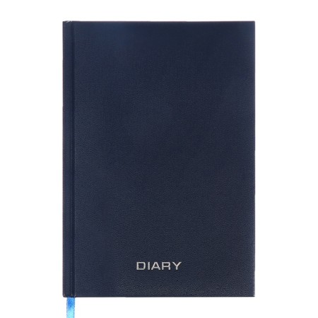 Leduced Diary A5, 160 sheets, Attomex. Orion, solid boumvinyl cover with foam rubber, liesse, block 70 g/m2, blue