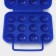 Container for storing eggs with a handle, 20 × 7 cm, 12 cells, color mix
