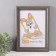 Photo frame Plastic "Babylon" 21x30 cm, blue-blue