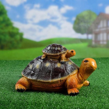 Garden figure "Double Turtle" 26x20x17cm