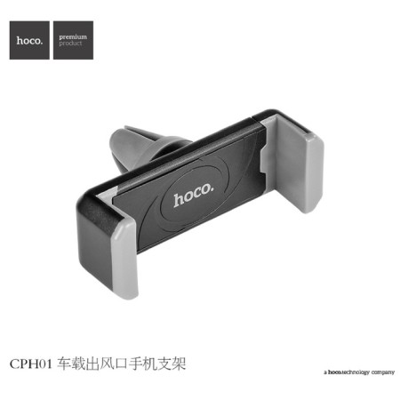 Holder for a smartphone in Hoco CPH01, rotary, 4.5-6 ", grip 55-85 mm, black and gray-1