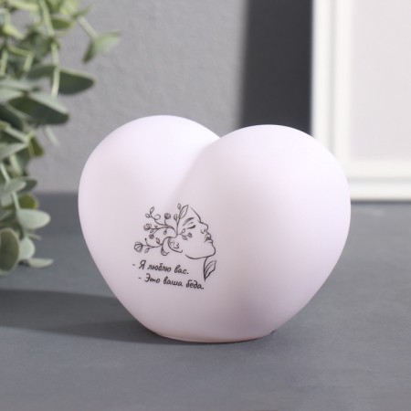 Nightlight "heart" (portrait) LED 3HLR44 8x11x7cm-3
