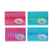 Set of sections for security pencils, 24 pieces in a plastic box, mix