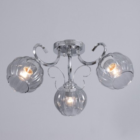 Ashley chandelier 3x40W E27 chrome 53x53x20cm-1