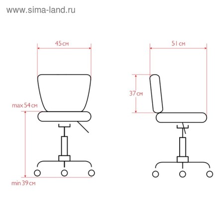 Senor chair, black color-3