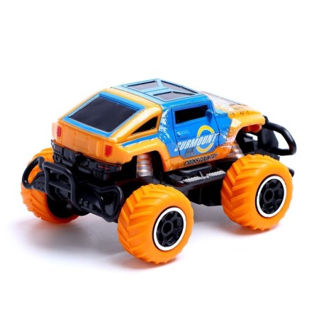 Radio -controlled jeep "graffiti", works on batteries, color orange-2