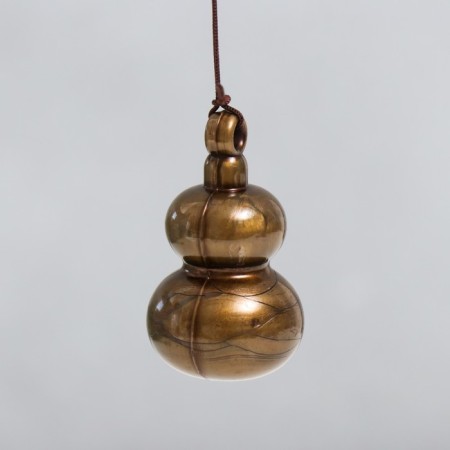 Wind Music Metal "Gorlyanka" 3 bells 1 figure 46 cm-3