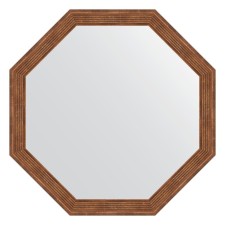 Mirror in the baguette frame, dry reed 51 mm, 64x64 cm