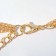 Beads "madness" balls, color gold, l = 90 cm