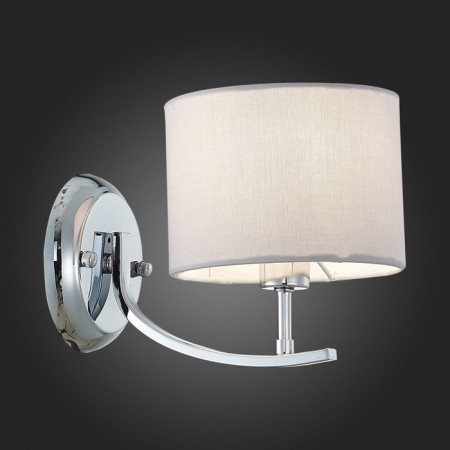 Wall lamp EVOLUCE. Sle105301-01. Linda. 1x40 W, E14, 15x18 cm, color chromium-2