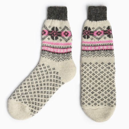 Women's socks, white color, size 23