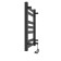 Two -heated towel rail Laris Hephaestus ChKCh, 500x800 mm, 7 crossbars, left, black