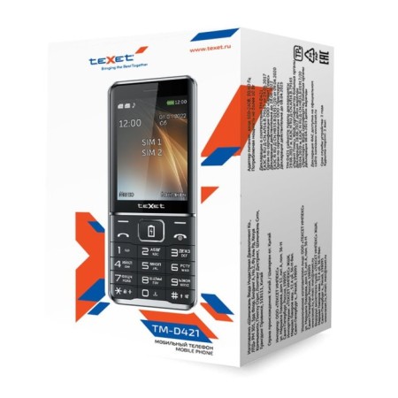 Texet TM-D421 Black smartphone-4