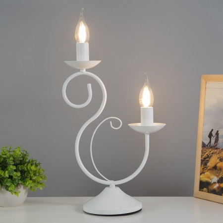 Lale table lamp 2x15W E14 White Risalux-1