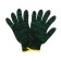 Workers, m/b gloves, knitting 10 class, 4 threads, size 9, green, “double”
