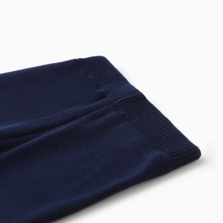 Costume (sweater and trousers) children's minku, dark blue color, height 122 cm-14