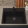 Uperwood Economwood Autonomous Office, oval, color 004 Black matte